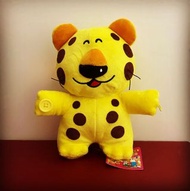 全新愉快動物餅豹公仔