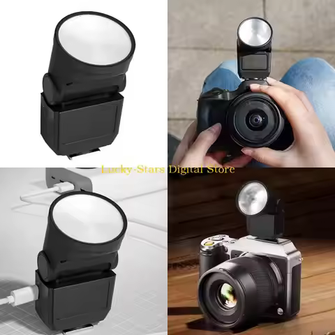 T3EE Retro Inspireds Mini Flash Video Light Offers Stable Light Source For Photos