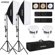 Andoer Studio Photography Light kit Softbox Lighting Set