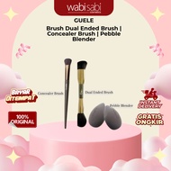 GUELE - Brush Dual Ended Brush Concealer Brush Pebble Blender Makeup Brush