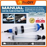 500CC 1500CC Manual Oil Fluid Extractor Injection Syringe Pump Car Fuel Oil Transfer Suction Tool Au