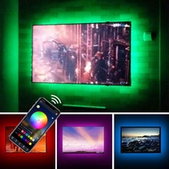 5V USB Power bluetooth LED Strip Light 5050 RGB 60LED/M Music Remote APP Control TV Backlight Flexi