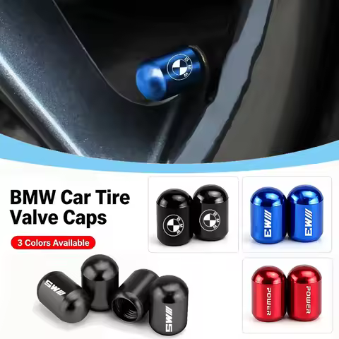 Car Metal Wheel Tire Valve Caps Air Covers for BMW M Power M3 M5 E21 E30 F35 E46 E65 E81 E83 E92 F25