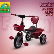 (Ready) Sepeda anak Family F 763 ALFA // Sepeda roda tiga anak family