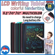 🇸🇬 [In Stock]Colorful 8.5/10/12 inch LCD Pad Electronic Tablet Board Writing Tablet Colorful Handwriting Kid Drawing Pad