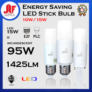 [SIRIM] LED STICK BULB 10W/15W E14/E27/PLC MENTOL LAMPU LED CEILING LIGHT DAYLIGHT/COOL WHITE/WARM WHITE