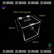 Acrylic Donation Box / Money Box / Suggestion Box / Feedback Box / Peti Tabung Derma / Peti Undi / P