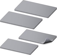 Hat Press Accessories – 4 Pcs Silicone Heat Press Pad, 2 Sizes (7.87"x3.35"+6.50"x2.60"), Heat Resis