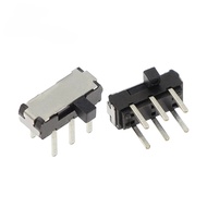 10PCS Black 6 Pins Side Allocate Six Foot Directly Insert Miniature Tact Slide Toggle Switch