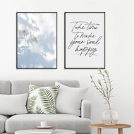 【聯畫優惠組合】植光掠影組合掛畫/植物剪影攝影畫