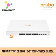 Aruba Instant On 1960 12XGT 4SFP+ Switch 12 RJ-45 100/1000/10GBASE-T ports, 4 SFP+ 10GbE ports (JL80