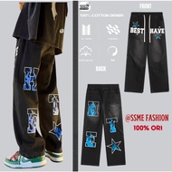 SSME CK11 Jeans Pants New Editting Latest and Loose Style Latest Fashion Men/Women Unisex Loose Casu