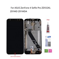 with Frame For ASUS ZenFone 4 Selfie Pro ZD552KL Z01MD LCD Display With Touch Screen Digitizer Repla
