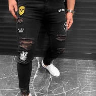 Ripped jeans, ripped jeans, Long jeans, ripped jeans, ripped jeans