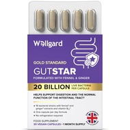 Wellgard Gutstar Probiotics Bloating Gut Health Digestion, Probiotic Supplement, Gut Health Suppleme
