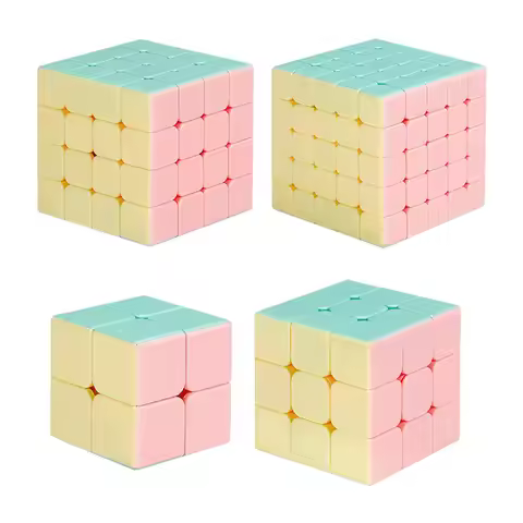 New Color Magic Cube Shengshou legend Macaron Stickerless Magic Cube 5x5x5/4x4x4/3x3x3/2x2x2 Cubing 