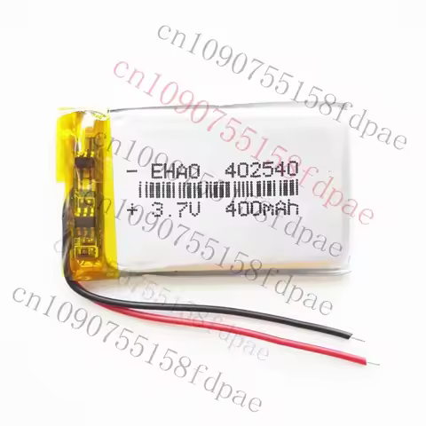 Premium 3.7V 400mAh Lipo Rechargeable Battery For Bluetooth Camera MP3 DVD GPS 402540