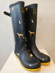 【執笠】🔖Joules 黑色狗狗印花雨靴