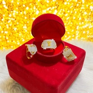 CINCIN LV EXCLUSIVE FULL DIAMOND MIX CHROME COP 916  ( Emas bangkok / Emas korea 24k )