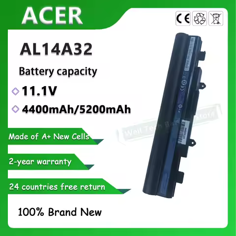 AL14A32 ACER Battery For ACER Aspire E14 E15 E5-421 E14 Touch E15 Touch E5-572G E5-572G-593Y Extensa