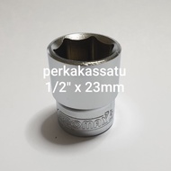 MATA SOCKET WRENCH 1/2" X 23MM 6PT PROMAX 23 MM SOCKET SOK SHOCK