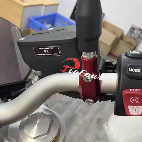 M10*1.25mm Handlebar Brake Master Cylinder Mirror Clamps For FZ6 S N R FAZER FZ8 FZ1 N FAZER Tenere 