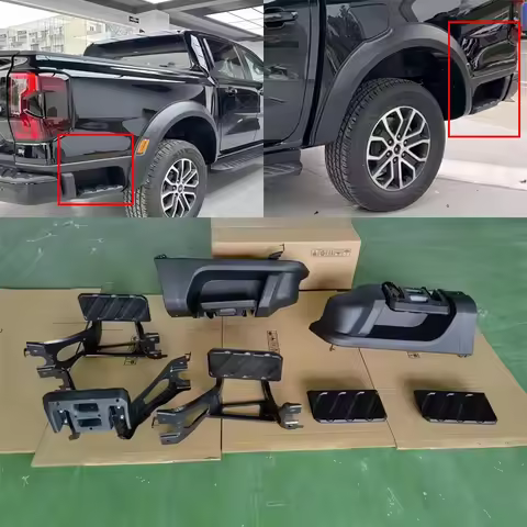 Car Accessories Retractable Side Step Fit For Ford Ranger T9 2022 2023 2024 Retractable Side Foot St