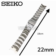 (Original) Seiko Samurai Solid Stainless Steel Diver's Bracelet 22mm for Seiko Samurai & King Samura