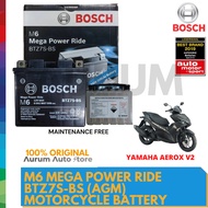 Bosch BTZ7S-BS Battery for Yamaha Aerox V2, Bosch Battery, Battery for Aerox v2