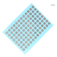 WON 96pcs 6mm Round Conductive Tape Electronics Repair for Button Repair on Remotes and Controllers 