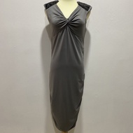 Woman Grey Dinner Dress