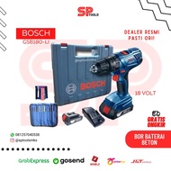 MESIN BOR BETON KAYU IMPACT TEMBOK BATERAI CAS 18V BOSCH GSB 180 LI