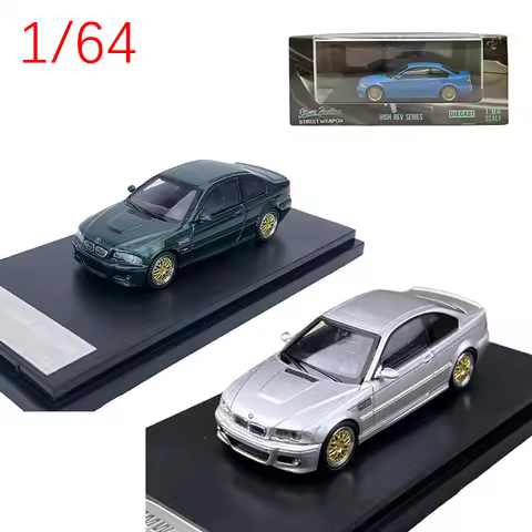 Diecast Model Car 1:64 BMW M3 E46 CLS Alloy Model Car BMW M3 Toys for Boys Original Box