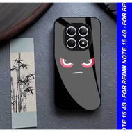 HP REDMI NOTE 15 4G Glass Softcase - Casing Latesthp [M376] RED Casing - Cellphone Casing - Trendy C