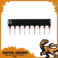 R-pack Resistor 100 Ohm pack 9 pin / Array respack 9p Rpack 100ohm