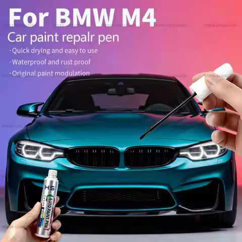 Car Paint Repair Pen For BMW M4 Touch Up Scratch Remover DIY Auto Accessories Black 475 Blue P5T Gra