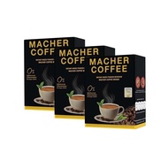 MACHER COFFEE มาเชอร์ คอฟฟี่ กาแฟทางเลือกเพื่อสุขภาพ กาเเฟเกรดพรีเมี่ยมอร่อย 10 ซอง ( 3 กล่อง )