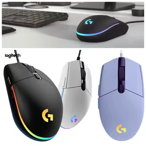 Logitech G102 G203 -The Lightweight E - sports Marvel, with 16.8 million - color LIGHTSYNC RGB And G