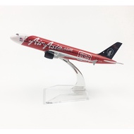 Yalinda Air Asia BEST 2007 A320 16cm model airplane kits child Birthday gift toys plane models