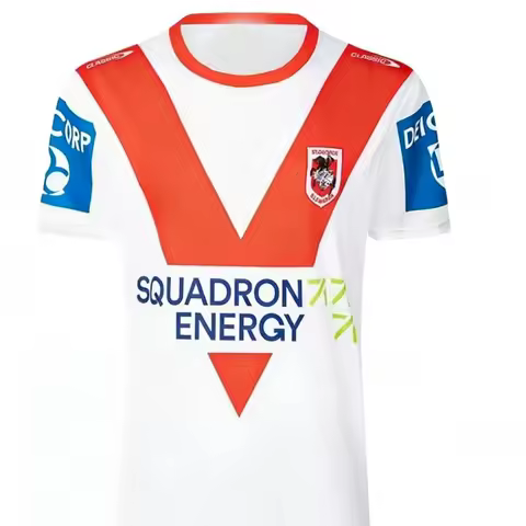 2026 Latest NRL Summer Australian Illawarra Dragons Football Mens Home Jersey Training Quick-dry Aus