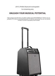 升級版🎤🎤兩支手持MIC.🫶🏻 JOYO JPA866 Bluetooth Rechargeable Live Streaming Amp. 拖拉式便攜設計音箱 ‼️