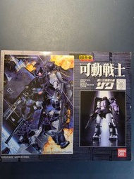 中古 Bandai 超合金 1/144 可動戰士黑色三連星渣古 Mobile Suit Zaku II Black Tri-Star Color