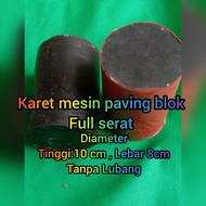 karet Mesin paving blok/batako press berserat tgg 10xlbr8 4biji