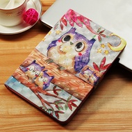 Case Samsung Galaxy Tab A 10.1 (2019) - T510 T515 3D Cartoon Pattern With Card Slot Support Flip Leather Phone Cover