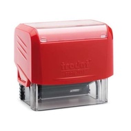 MERAH PRACTICAL PRINTY TRODAT STAMP TYPE 3911 5 X 3 CM DURABLE RED INK PAID WRITING