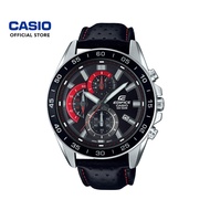 CASIO EDIFICE EFV-550L Standard Chronograph Men's Analog Watch Genuine Leather Band