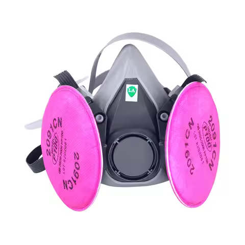 6200 Respirator Spray Paint with 2091/P100 Anti-particle Filter Industrial Dustproof PM2.5 Acid Part