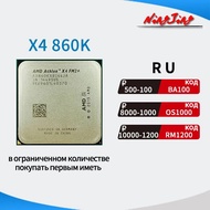X4 AMD Athlon 860 K 860 K 3.7 GHz Duad-Core เครื่องประมวลผลซีพียู AD860KXBI44JA ซ็อกเก็ต FM2 +