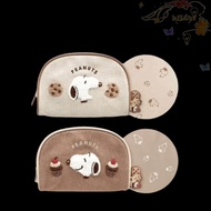 BLISS Snoopy Makeup Bag, Coin Purse Zipper Cartoon Cosmetic Bag, Kawaii Lipstick Bag Multifunctional