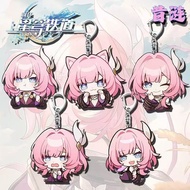 Game Honkai Star Rail Cyrene Cute Pendant Figure Acrylic Keychain Keyring Collection Model Gifts Cos